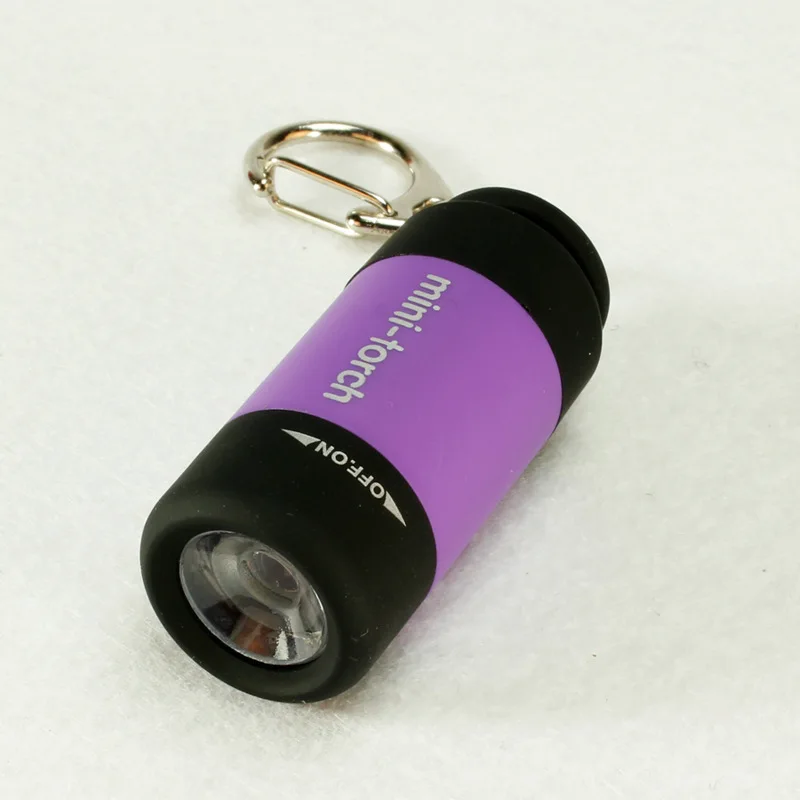 KHLITEC светодиодный мини-фонарь 0,3 W 25Lum USB Перезаряжаемые светодиодный фонарь лампа брелок мини фонарь яркий светильник светодиодный вспышка светильник
