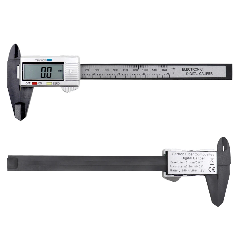 Factory Direct Supply Digital Calipers Large LCD Screen PA66 High Strength Plastic Accuracy 0.1mm Free Shipping | Инструменты