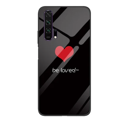 Для huawei Honor 20 pro Чехол 6,2" черный цвет Закаленное стекло чехол для телефона Honor 20pro корпус Honor20 pro градиентный стеклянный корпус - Цвет: A7