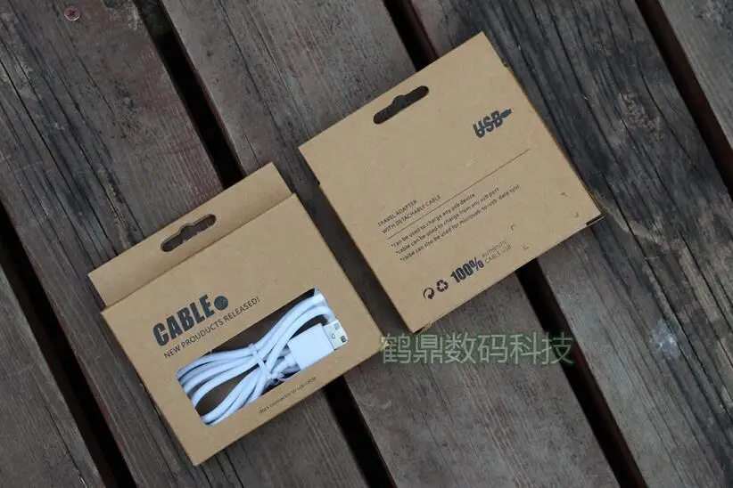 Горячая продажа Розничная коробка с пластиковым отверстием коричневая