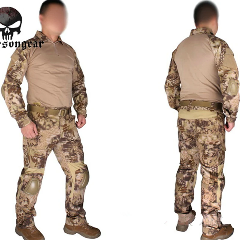 Emerson Gen2 Боевая униформа тактическая рубашка и брюки костюмы военная армия США BDU