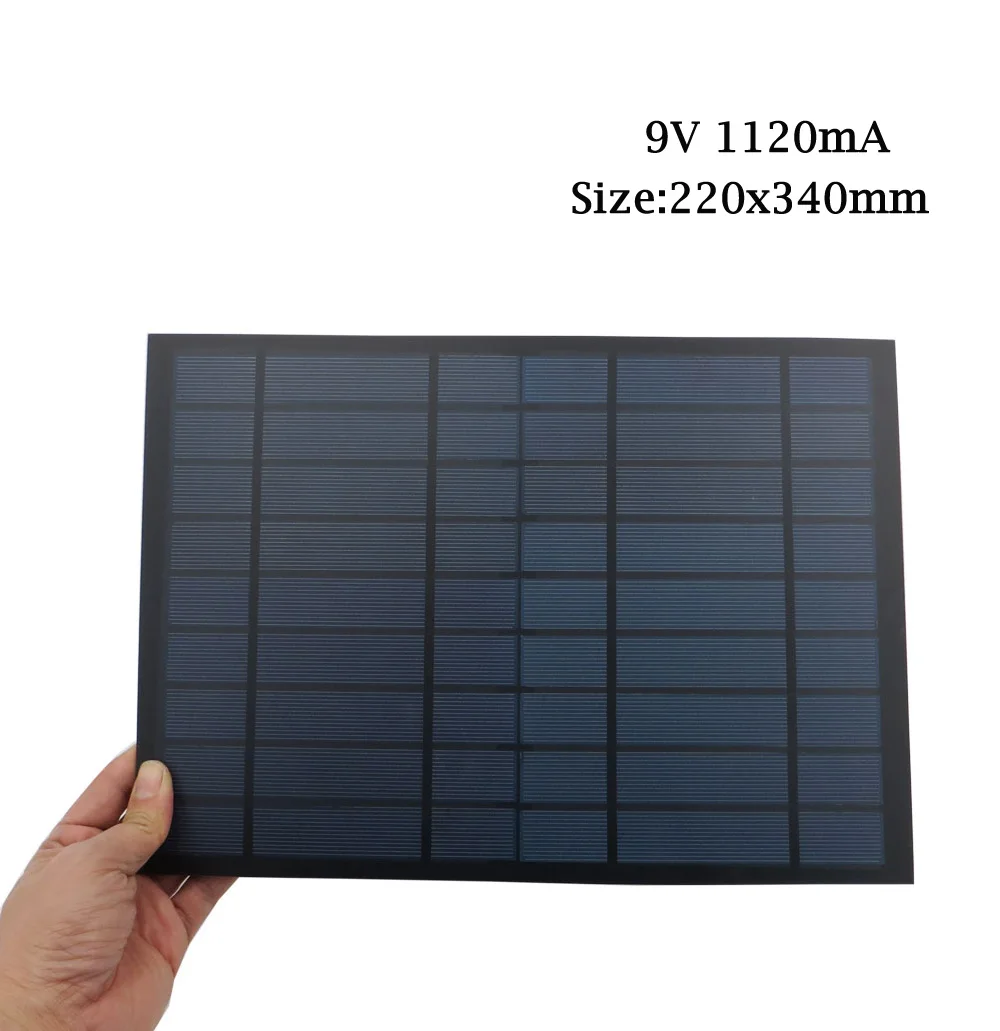 Панели солнечные 1000mA 1670mA 222mA 333mA 467mA 1120mA 556mA 5, 6, 9, 12, 18 V DC элемент для солнечной батареи для мобильного телефона портативное зарядное устройство