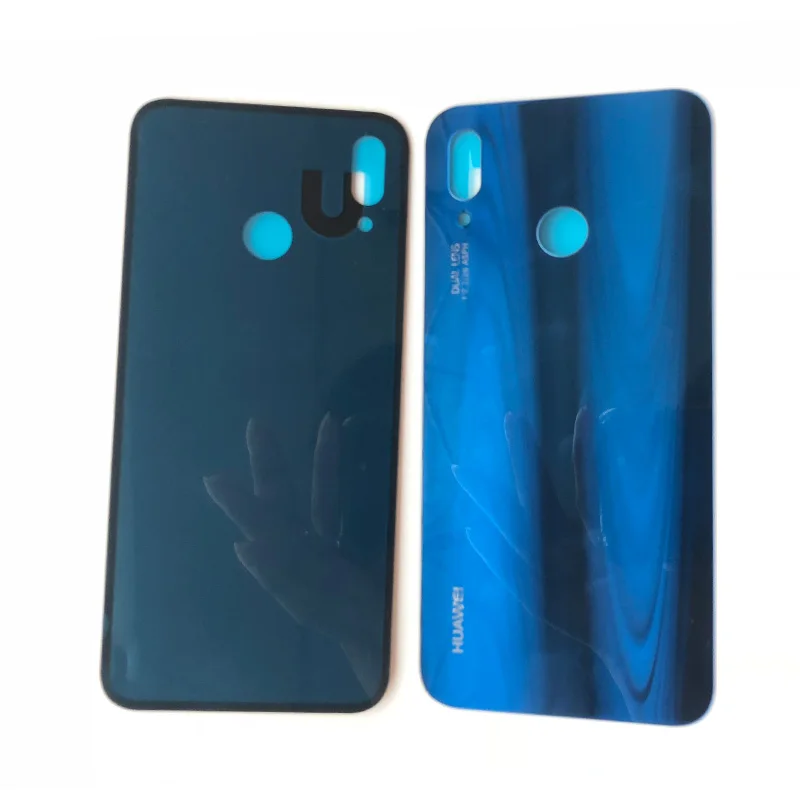 Для Huawei P20 Lite/Nova 3e стеклянная крышка батареи Задняя Дверь Корпус панель Замена для