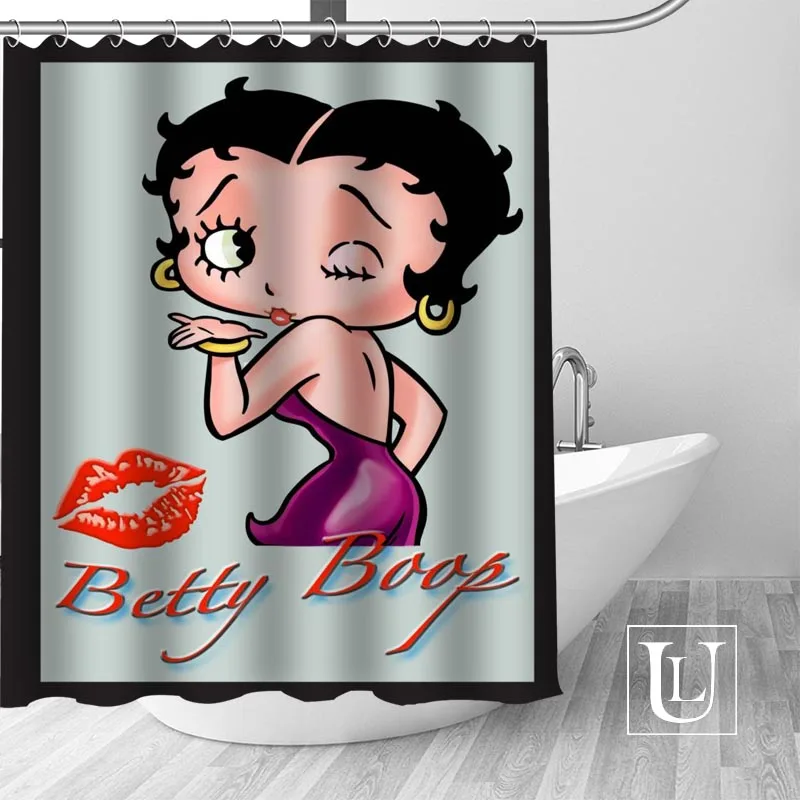 Занавеска для душа Betty Boop s занавеска ванной комнаты под заказ водонепроницаемая