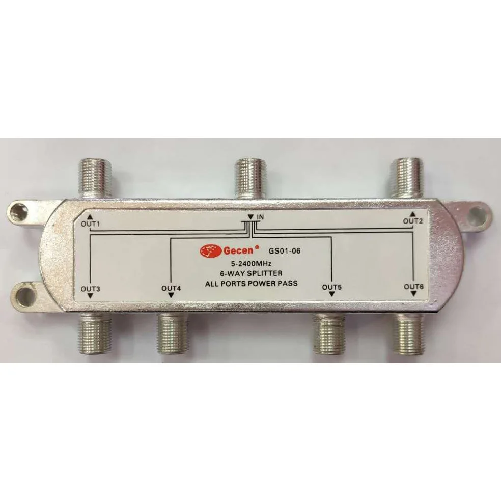 Спутниковый разветвитель 6 полосный catv семейный антенны 5 2400 МГц RF|Теле- и