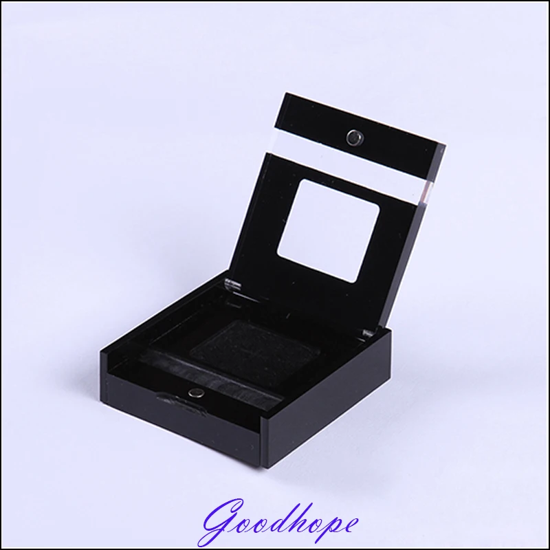 Роскошные свободные алмазные витрины черные акриловые квадратные Свадебные