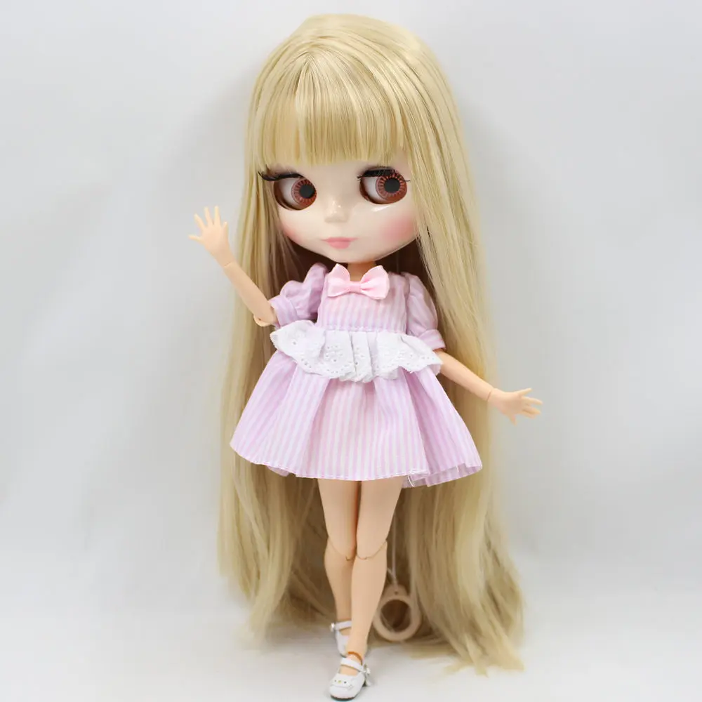 Кукла блайз ICY DBS Серия № BL538 светлые волосы белая кожа шарнирное тело Neo 1/6 BJD ob24