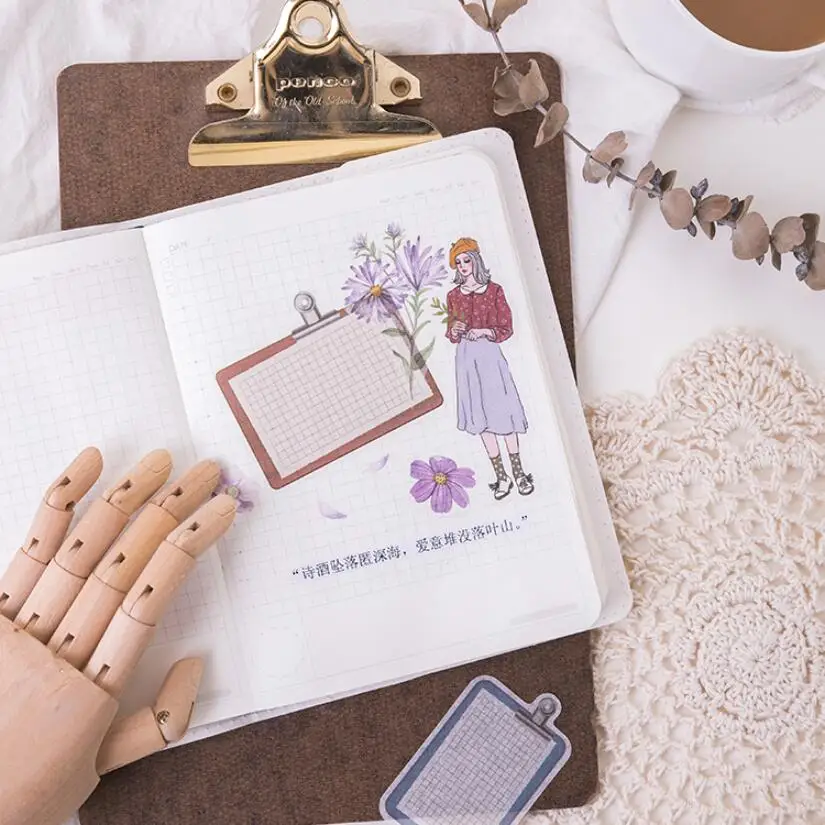 40 шт./пакет креативный японский базовый стикер для еды блокнот планировщик