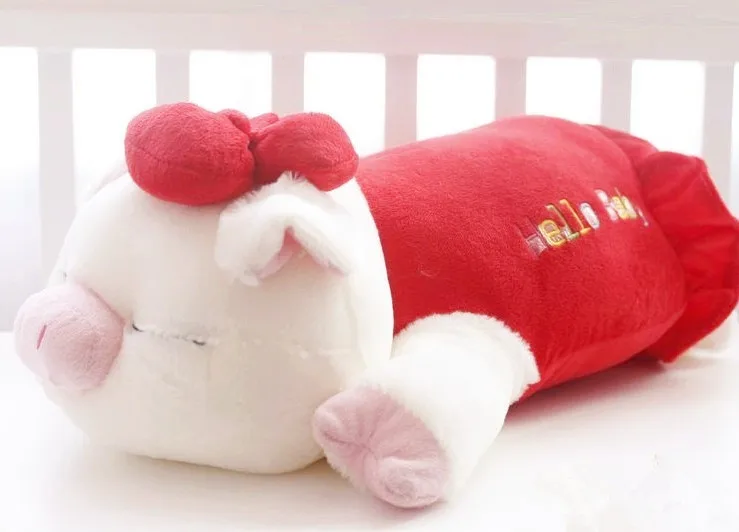 

about 40cm red prone pig plush toy soft pillow ,birthday gift h750