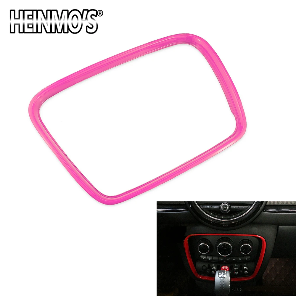 1PC Multimedia Pink Для MINI Clubman F54 автомобильный Стайлинг для MINI Cooper F54 аксессуары декоративный стикер для интерьера наклейки для MINI F54 - Название цвета: 1PC Multimedia Pink