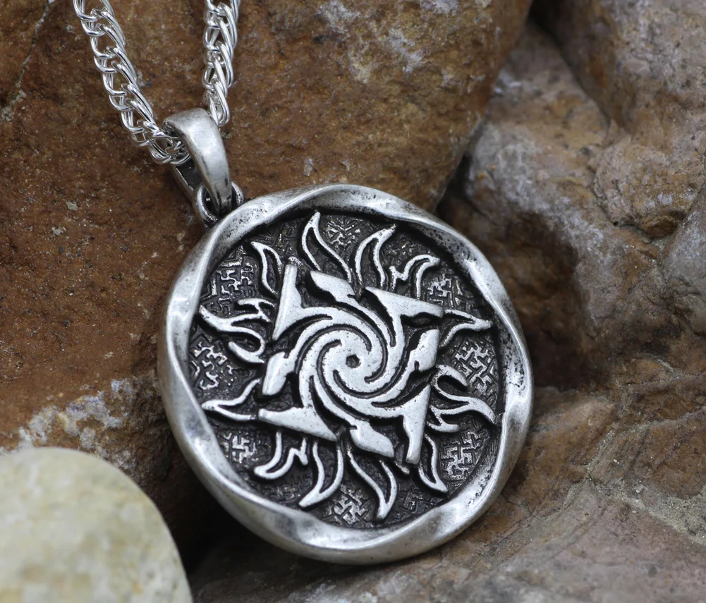Славянская Норвегия Valknut подвеска с символикой викингов колье кулоном в стиле