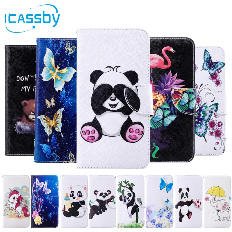 Чехол для телефона Etui Coque samsung Galaxy J6 плюс чехол Роскошный кожаный бумажник с