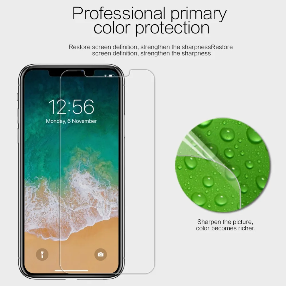 Суперпрозрачная Защитная пленка NILLKIN для iPhone XS Max матовая защитная Apple Xs |