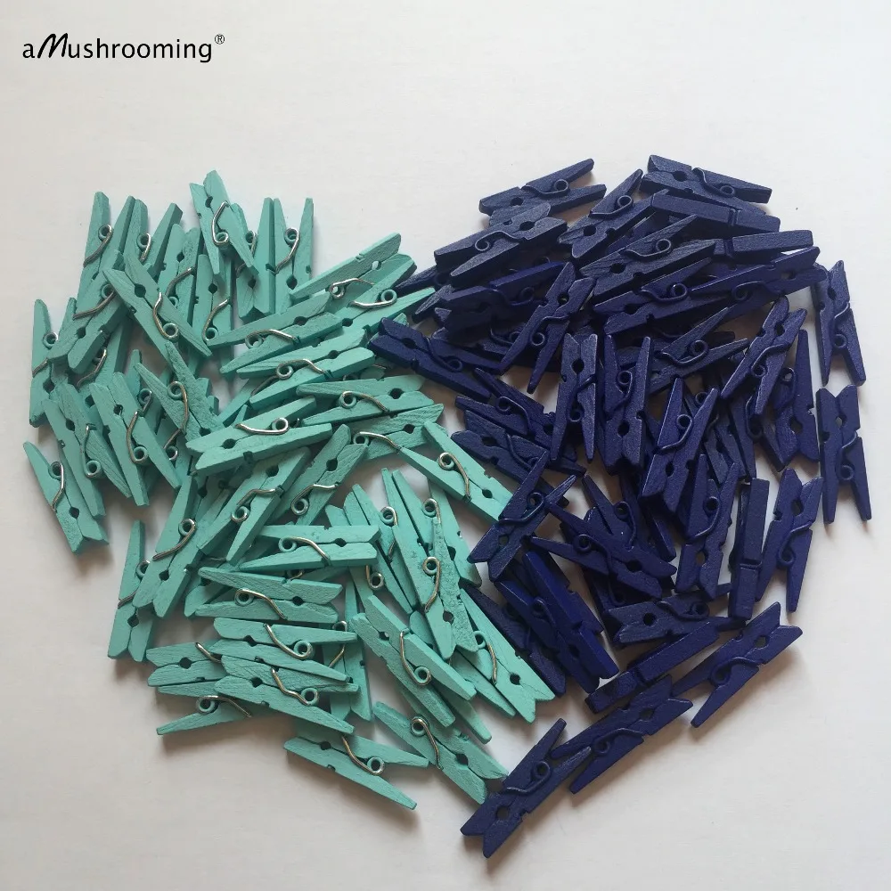 Темно синие бледно мини прищепки темно булавки для одежды 50 1 дюйм маленькие DIY