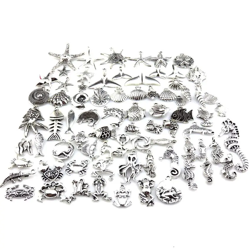 Винтажный кулон в виде морской лошади краба осьминога лягушки ювелирные изделия