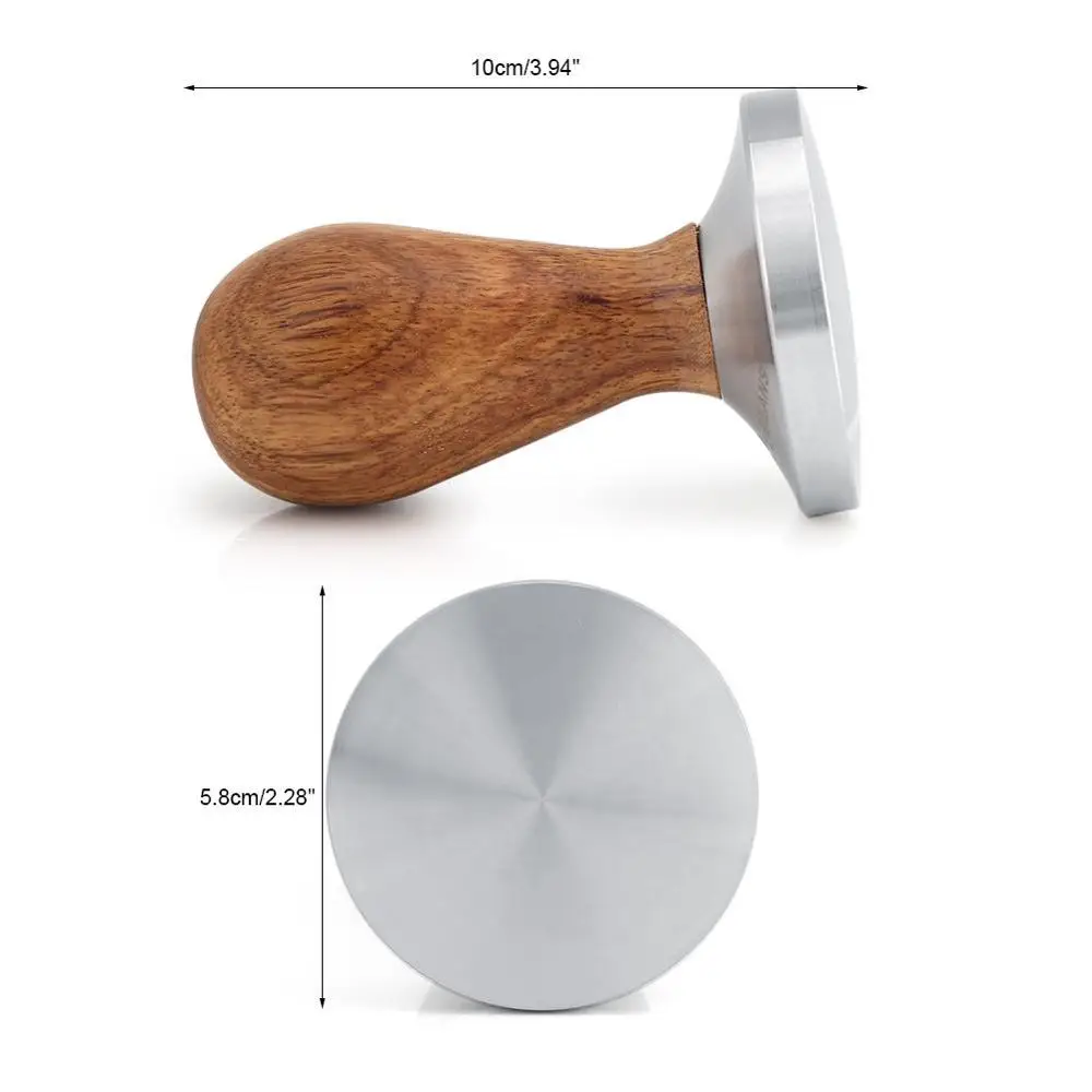 58 мм кофеварка для эспрессо Кофеварка тамперы зерен плоский тампер аксессуары