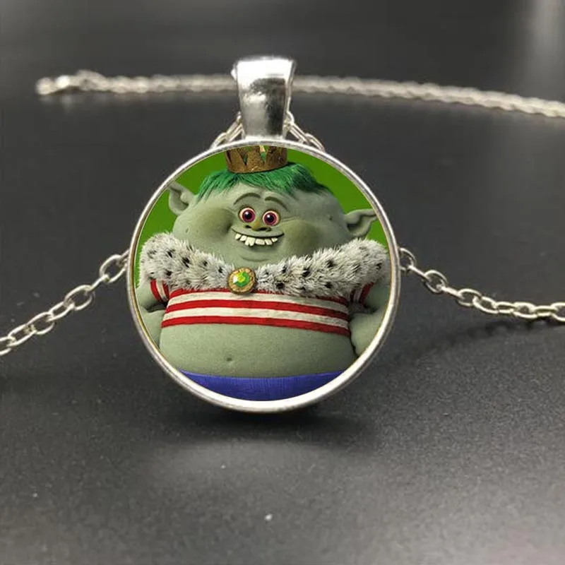 Wholesale 12pcs/Lot New Arrive Cute Fairy Trolls Cartoon Jewelry Necklace Best Christmas Gift For Child Factory Sale Directly | Украшения и