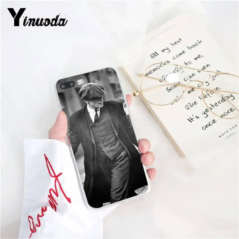 Yinuoda острые козырьки Coque PEAKY blinds шаблон мягкий чехол для телефона для iPhone 8 7 6 6S Plus X XS MAX 5 5S SE XR 11 11pro 11promax