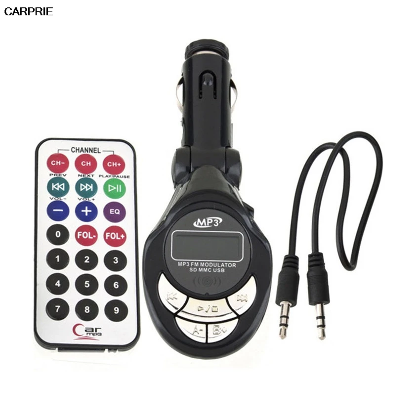 CARPRIE fm передатчик с дистанционным управлением Автомобильный MP3 плеер