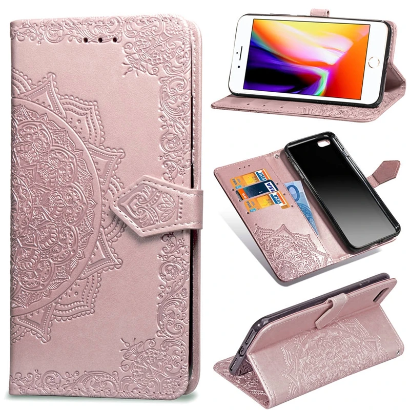Чехол MRGO для iPhone 8 Plus с классическим рисунком чехол бумажник откидной крышкой 7