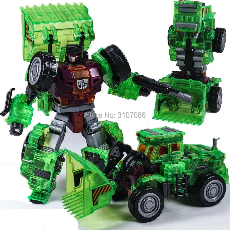 NBK Devastator бульдозер скраппер гравитационный крюк строитель GT Devastator KO трансформация Инженерная фигурка игрушки