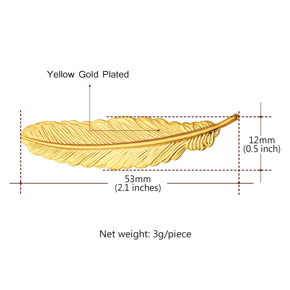 Брошь с s-образным пером для мужчин и женщин 4 цвета | Украшения аксессуары