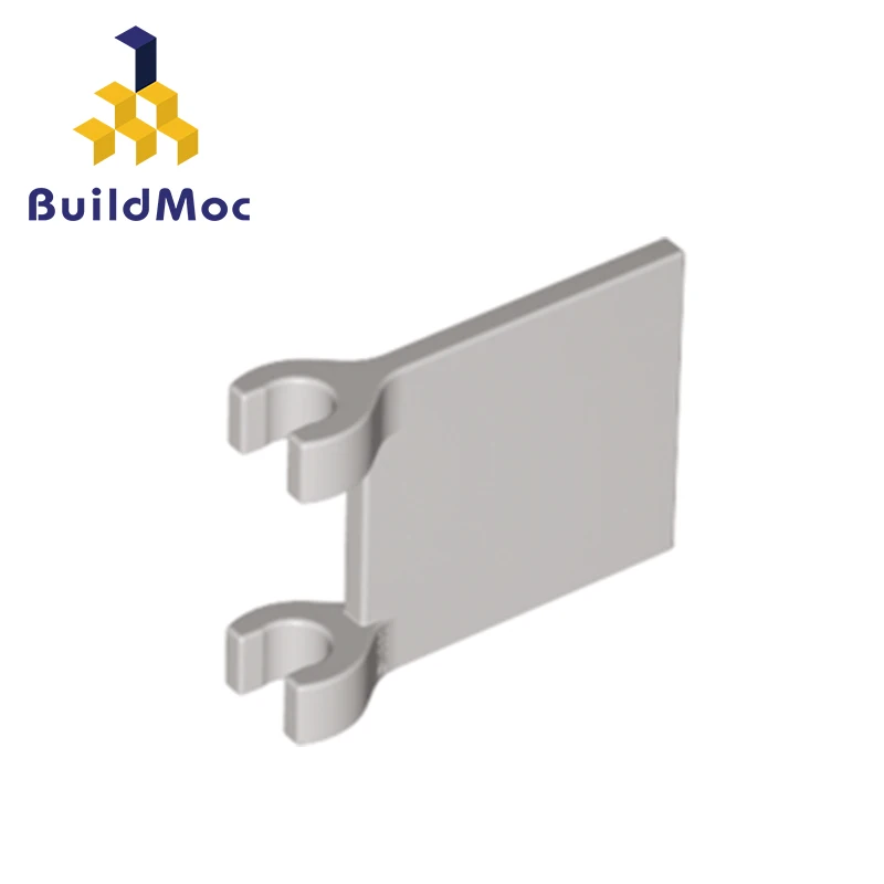 Сборные частицы BuildMOC 60779 2335 флаг 2x2 квадратные для строительных блоков запчасти DIY