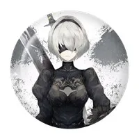 ZXFJXR игра 58 мм NieR:Automata2B смешной значок брошь Escudo de armas Broche круглые значки Stemma для