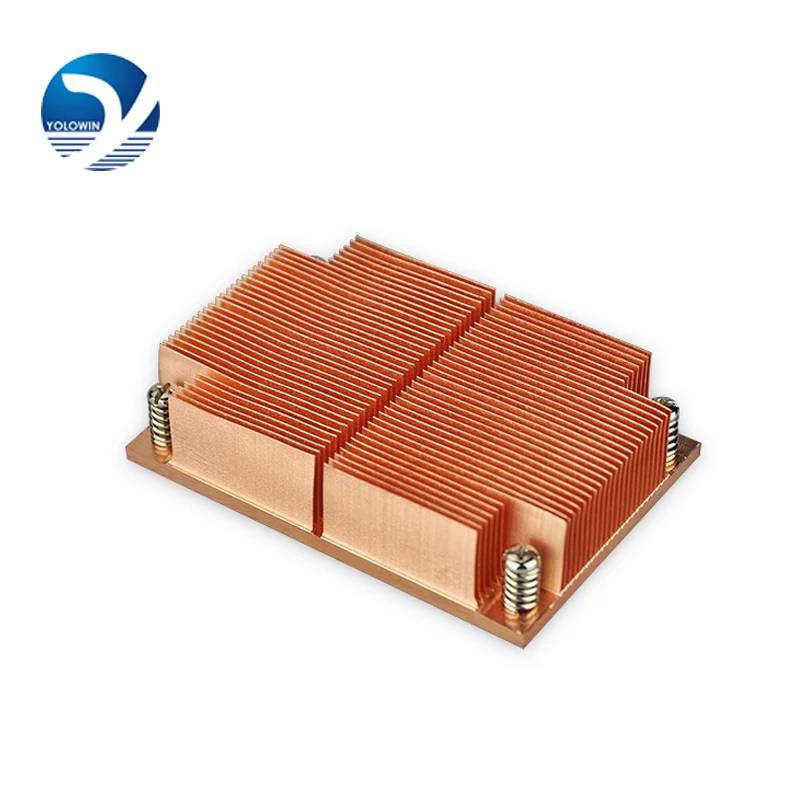 Электронный теплоотвод 100% Новый Пассивный процессор медный плавник радиатор C9-01