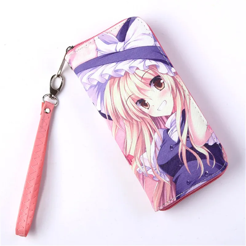 Touhou Project японский аниме Длинный кошелек на молнии сумочка клатч ручная сумка с