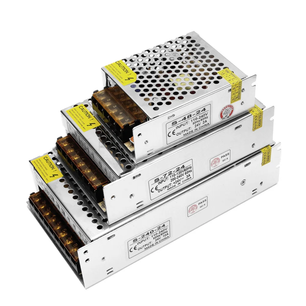 AC 110 V 220 DC/DC 24V 1A 2A 3A 5A 10A 15A 20A 30A 50A переключатель Питание Драйвер адаптер