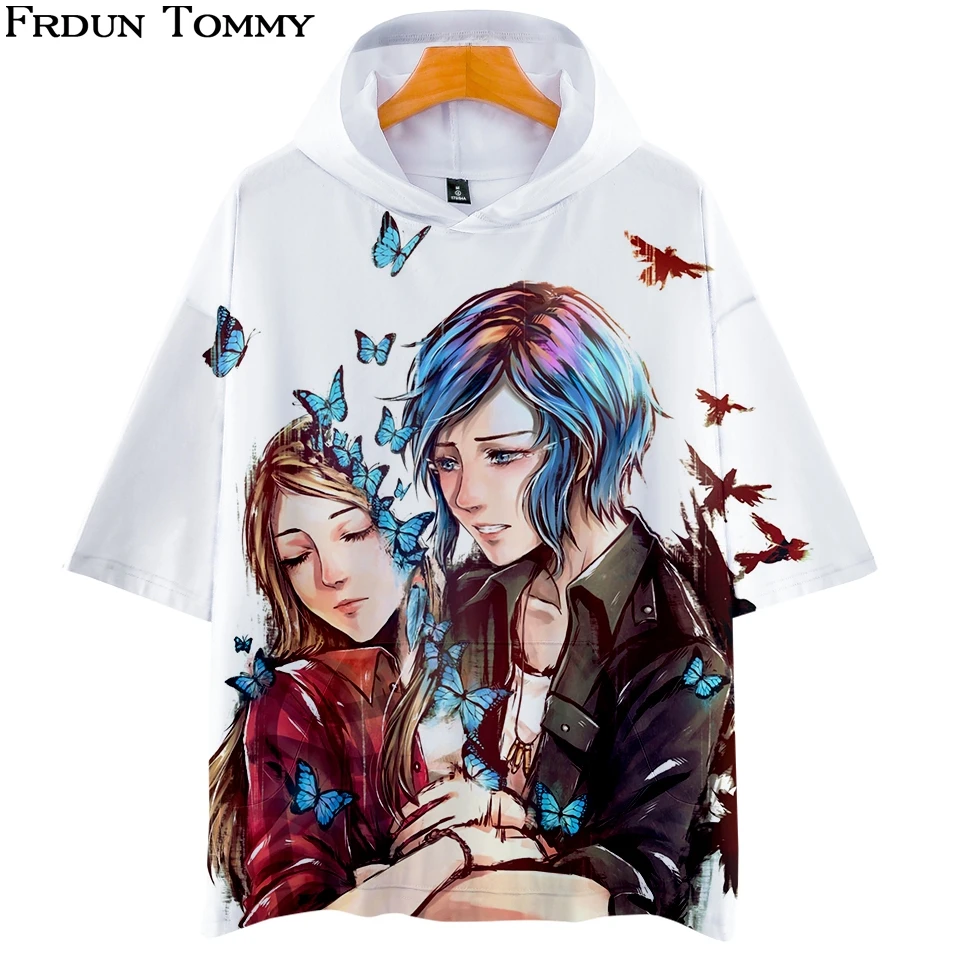 3D Life is Strange 2 футболка с капюшоном мягкая популярная игра короткий рукав Kpop