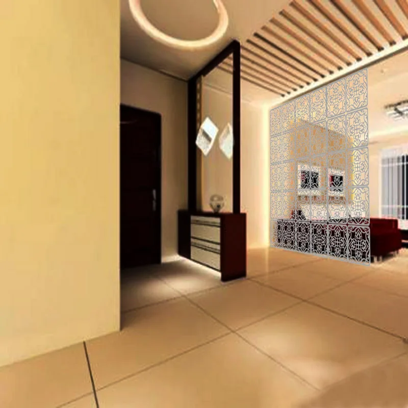 Китайская перегородка из массива дерева современные минималистичные настенные