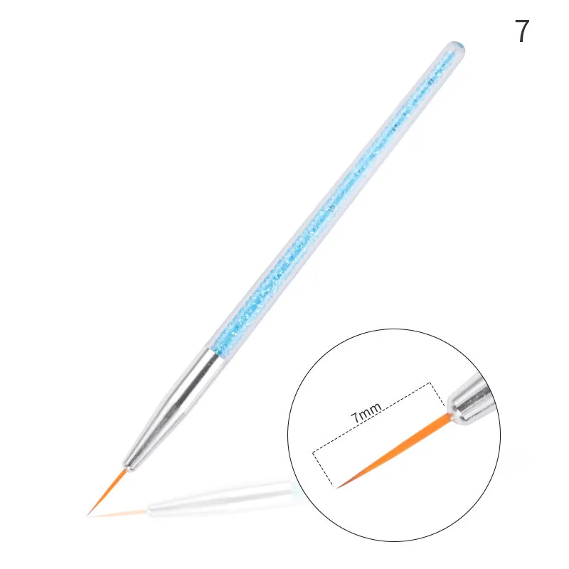 Набор кистей для рисования ногтей Bittb 7 шт. набор цветами и УФ гелем дизайна своими