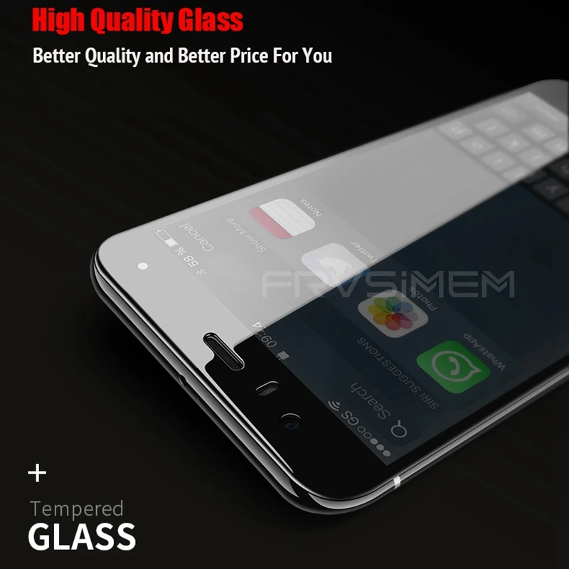 Frvsimem Tempered Glass For Xiaomi Mi5 Mi5s Plus Mi6 RedMi Note 4 4A 4X Pro Prime Global Version Full Screen Protector Case | Мобильные