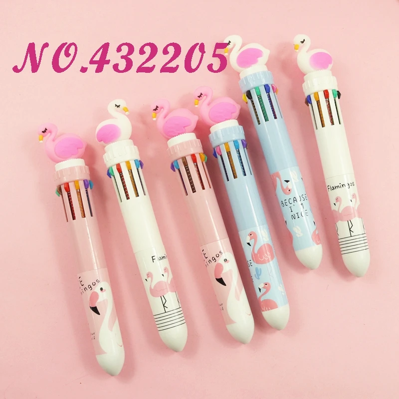 Мультфильм новая мечта Единорог 10 Colorfuls Коренастый Подарочная шариковая ручка ручки канцелярские вечерние пользу поставок день рождения Дети Подарки другу