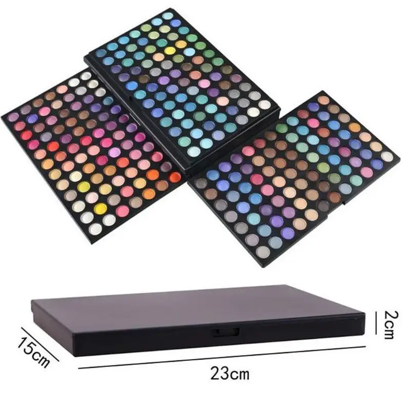 16/252 цветов Профессиональная палитра для макияжа мерцающие и блестящие тени век
