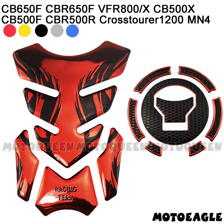 3D наклейки на бак для мотоцикла Honda CB650F CBR650F VFR800X VFR800 CBR500R CB500X CB500F MN4|Наклейки и