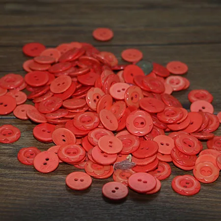 50PCS 1.5cm 50 шт. смолы Кнопка клип круглый микс два отверстия подходит для одежды diy кнопки сумки аксессуары - Цвет: 50PCS 1.5cm