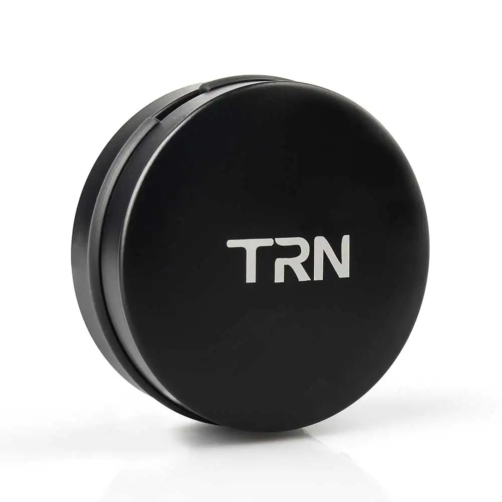 With LOGO TRN портативные боксы для хранения, металлическая сумка для наушников из алюминиевого сплава, чехол для аксессуаров, кабельные наушники Toneking KZ ZS10 ZSN Pro V80 - Цвет: With LOGO