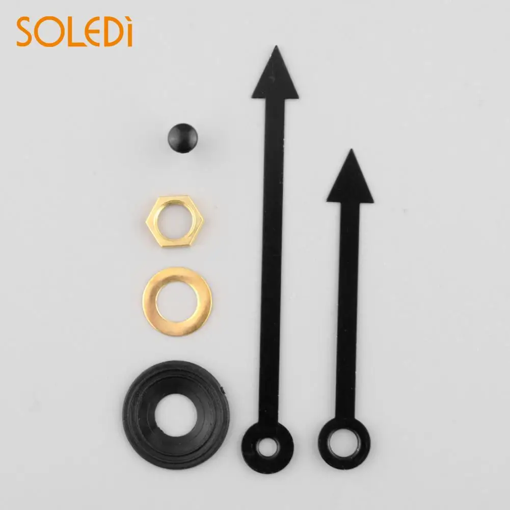 Бесшумные часы 13 мм механизм кварцевого механизма черная стрелка ручная работа