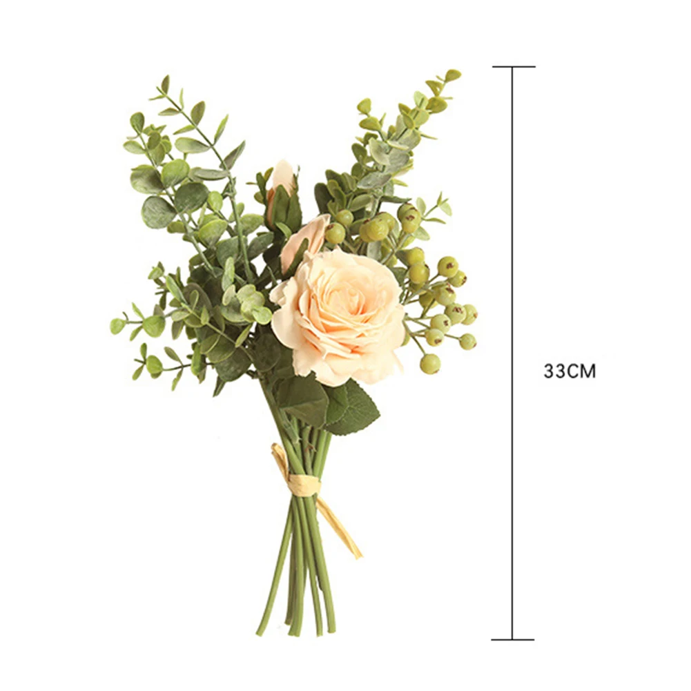 Роскошные розы ветки шелковых искусственных цветов искусственный цветок