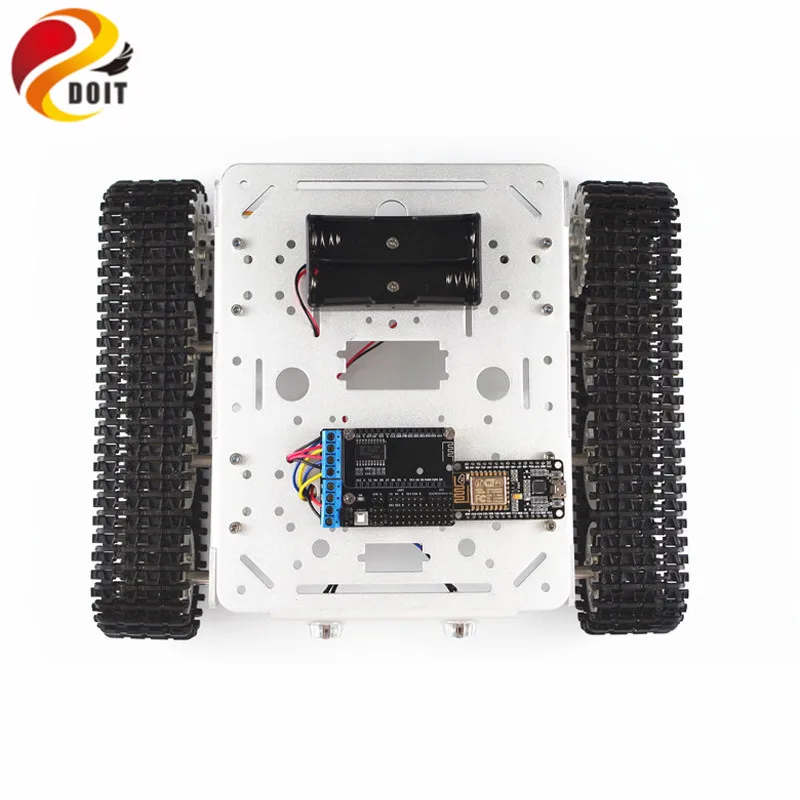 Радиоуправляемый Танк T200 с Wi-Fi рама для гусеничного танка макетной платой NodeMCU +