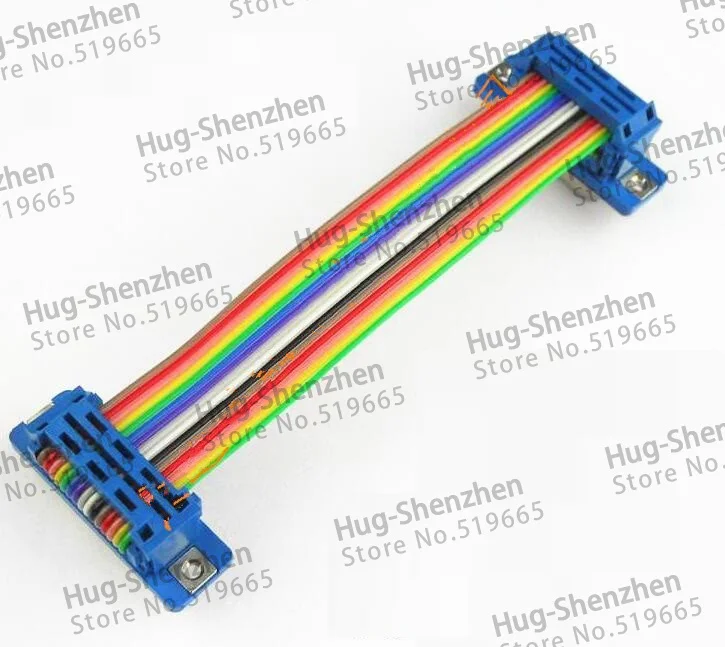 Высококачественный ленточный кабель DB15 блестящий штекер гнездо/гнездо