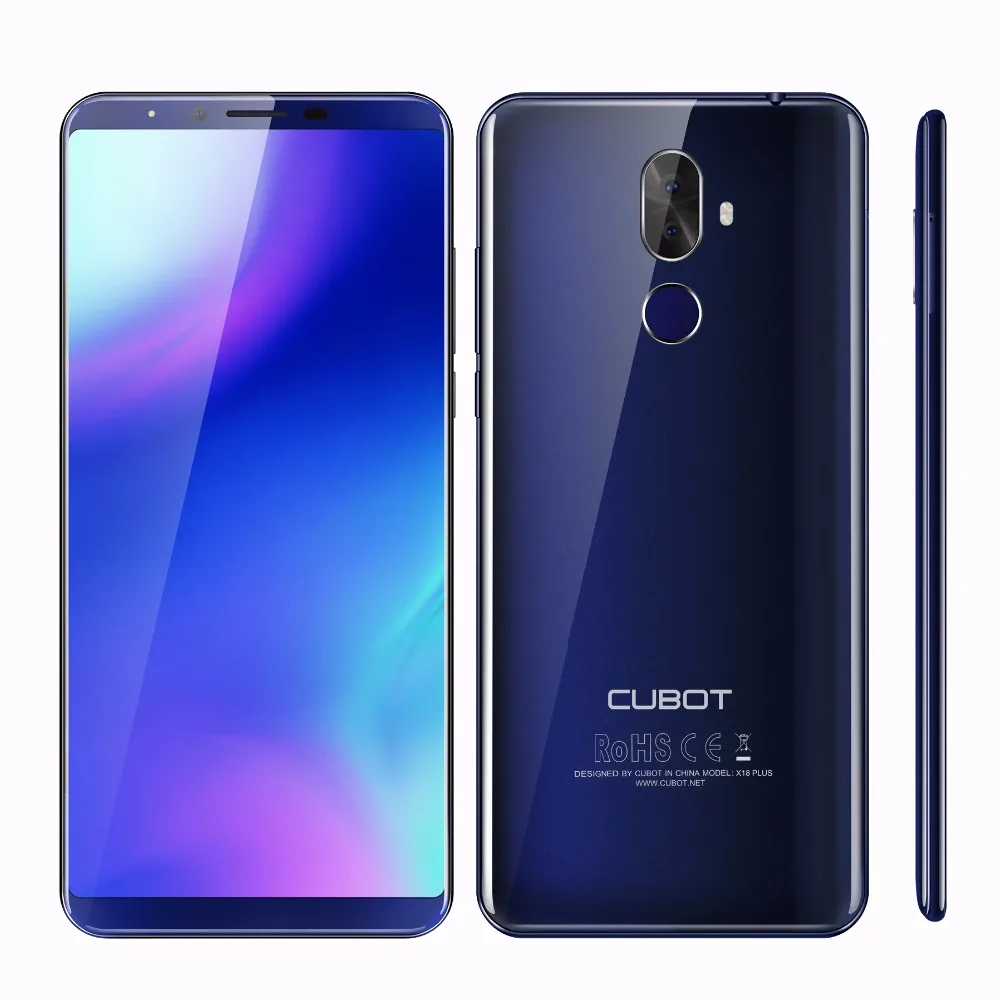 Cubot X18 Plus 5 99 'ɺndroid 8 0 MT6750T Octa core 4 Гб оперативная память 64 Встроенная смартфон Dual