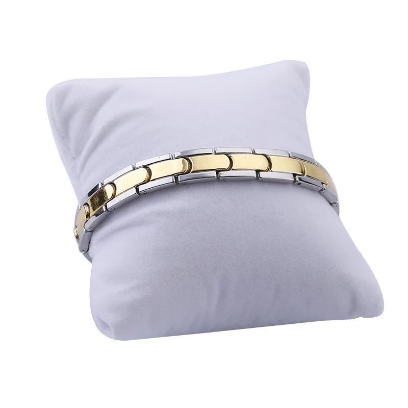 Мужской браслет 10 мм из титана магнитная терапия звеньевой с отрицательными