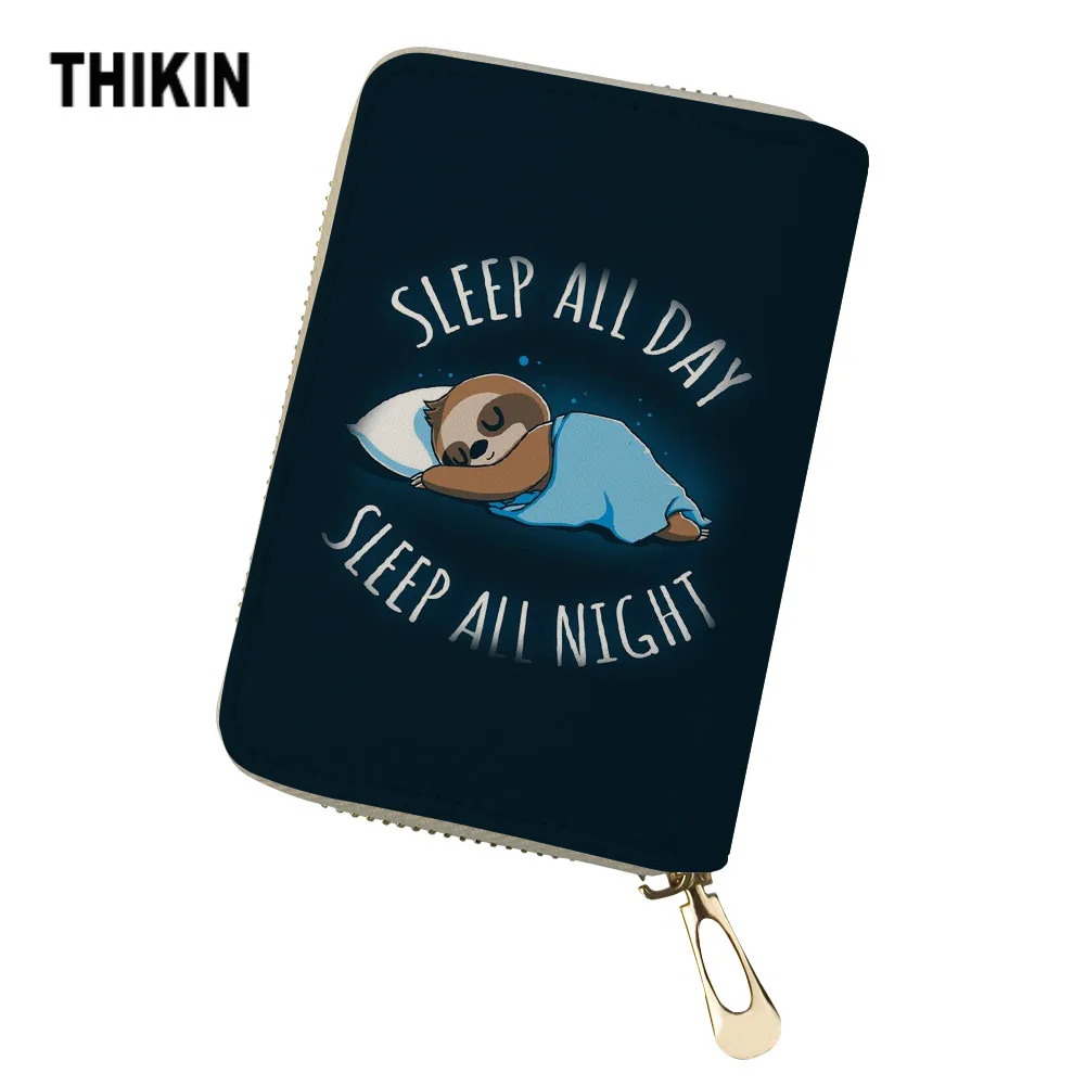 Милая визитница THIKIN для спящих девушек с рисунком из мультфильма Женский чехол