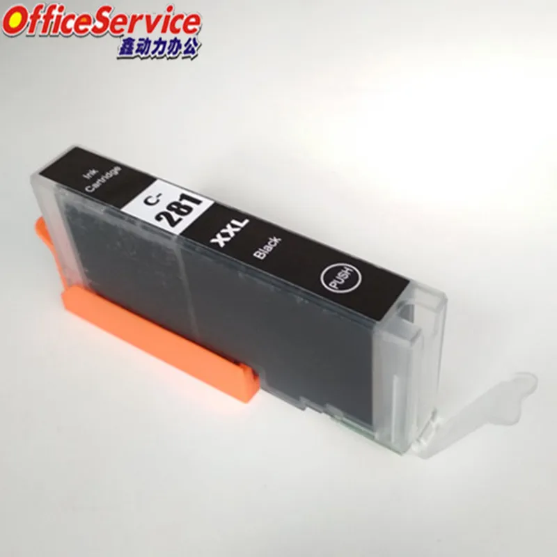 1pcs-- Small black PGI-280 CLI-281 PGI280XL совместимый чернильный картридж для принтера Canon принтерам PIXMA TR7520 TR8520 TS6120 TS8120 TS9120 принтер - Цвет: 1pcs-- Small black