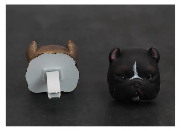 3D американская bully pitbull силиконовая форма пластырь для ароматерапии в форме животных Собака Автомобильная декоративная свеча форма для мыла формы для гипса