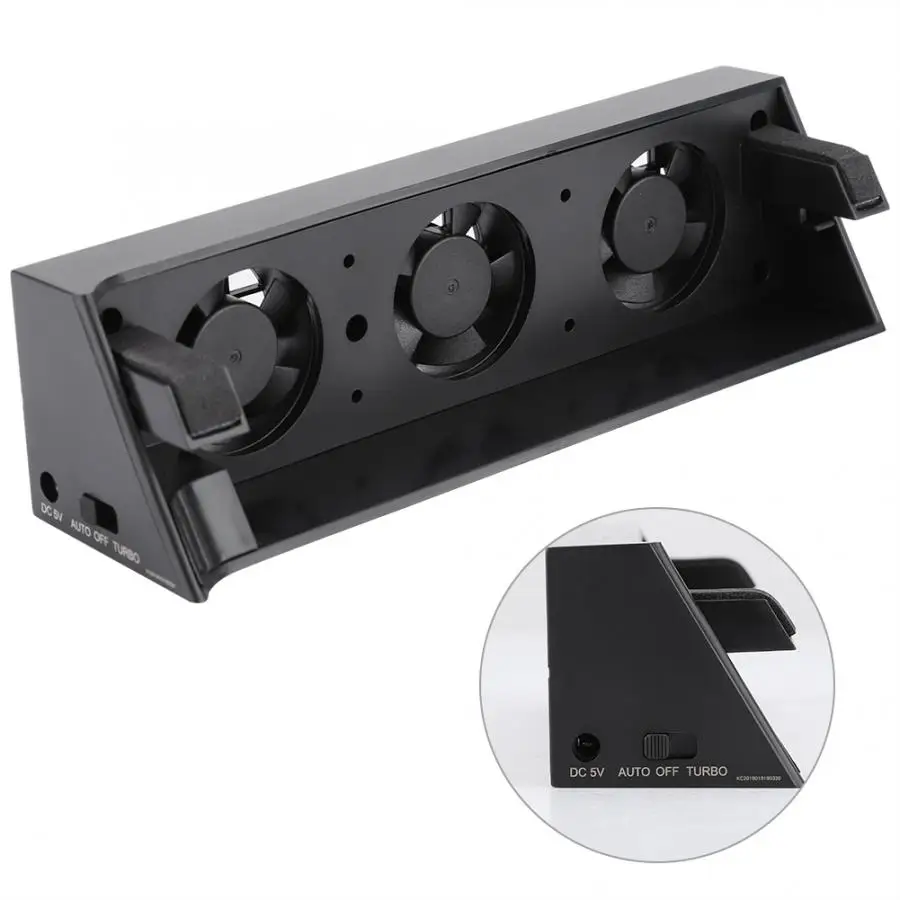 Heat Exhauster Cooler Intelligent Temperature Control Coolling Fan for PS4 Slim | Электроника